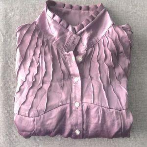 3 for $15 Tristan Purple Victorian Blouse XS